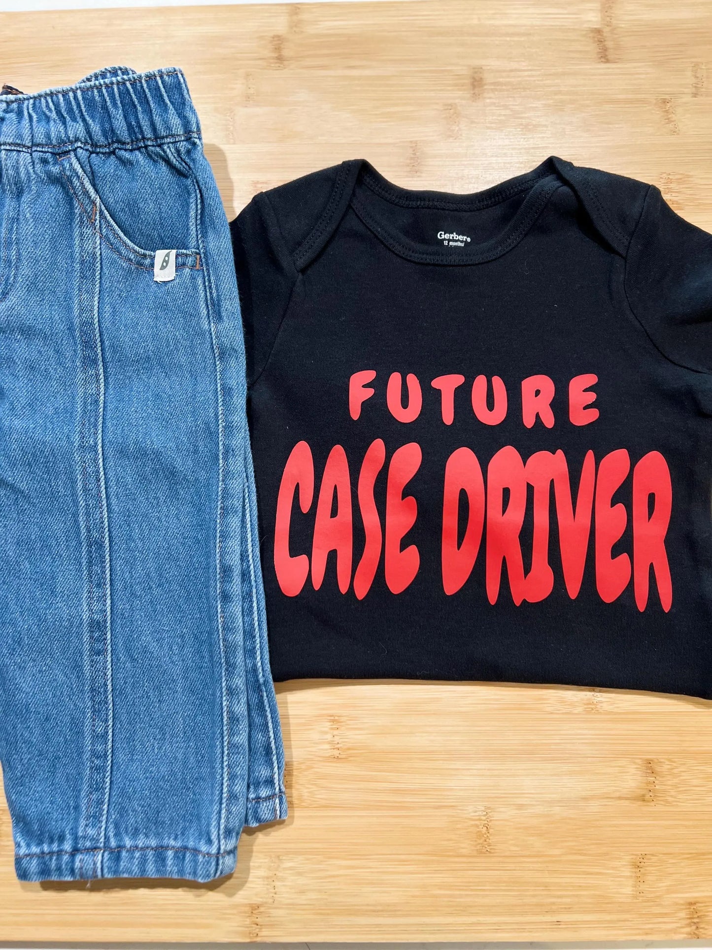 Future Case Driver Baby Onesie