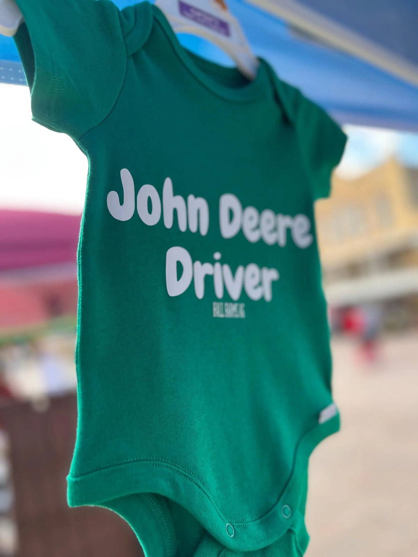 John Deere Driver Baby Onesie
