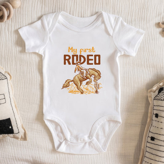 My First Rodeo Baby Onesie