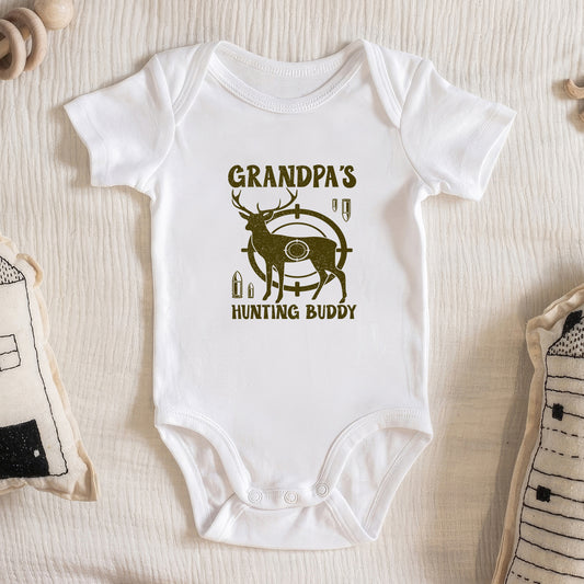 Grandpa's Hunting Buddy Baby Onesie