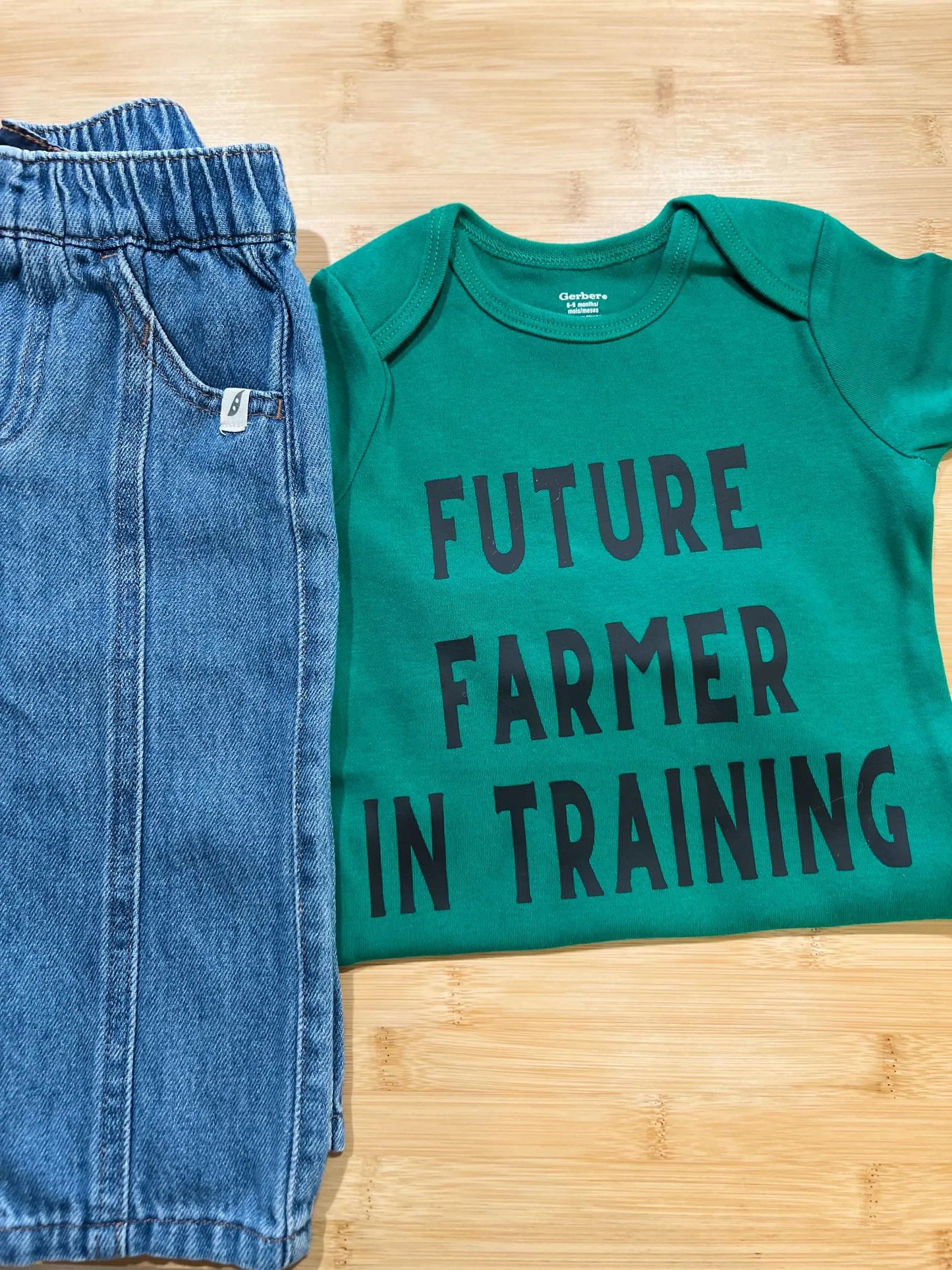 Future Farmer in Training Baby Onesie